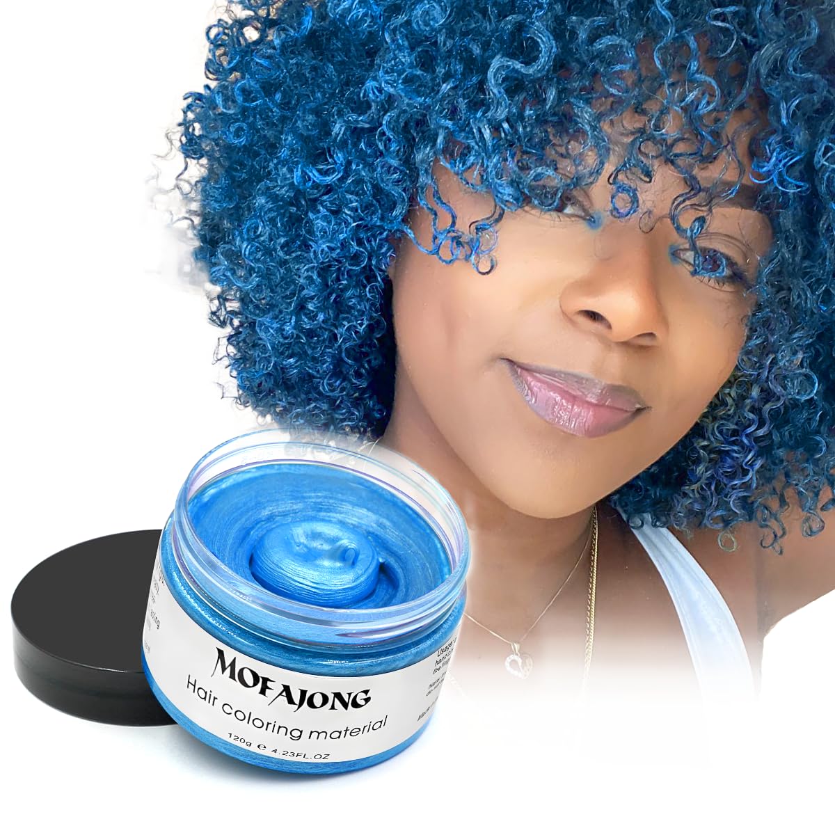 Hair color wax - Blue - ozard