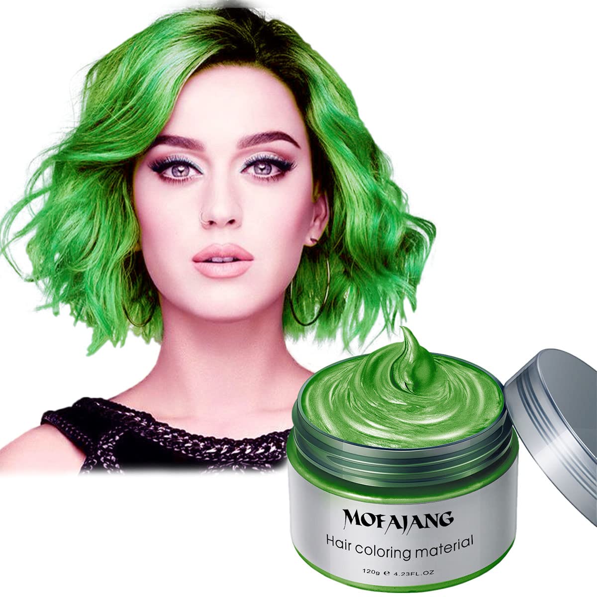 Hair color wax - Green - ozard