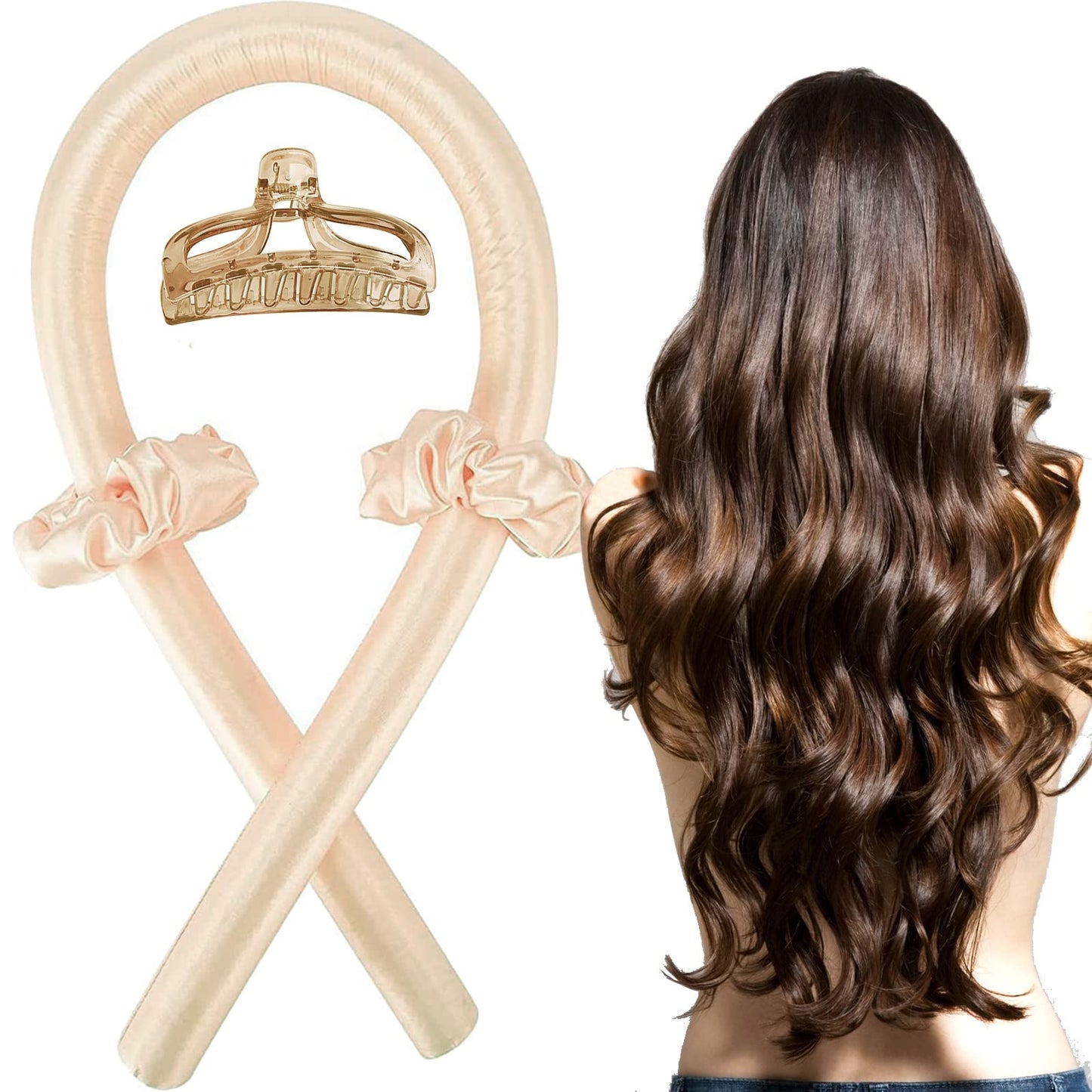 Heatless hair curler - Yellow - ozard