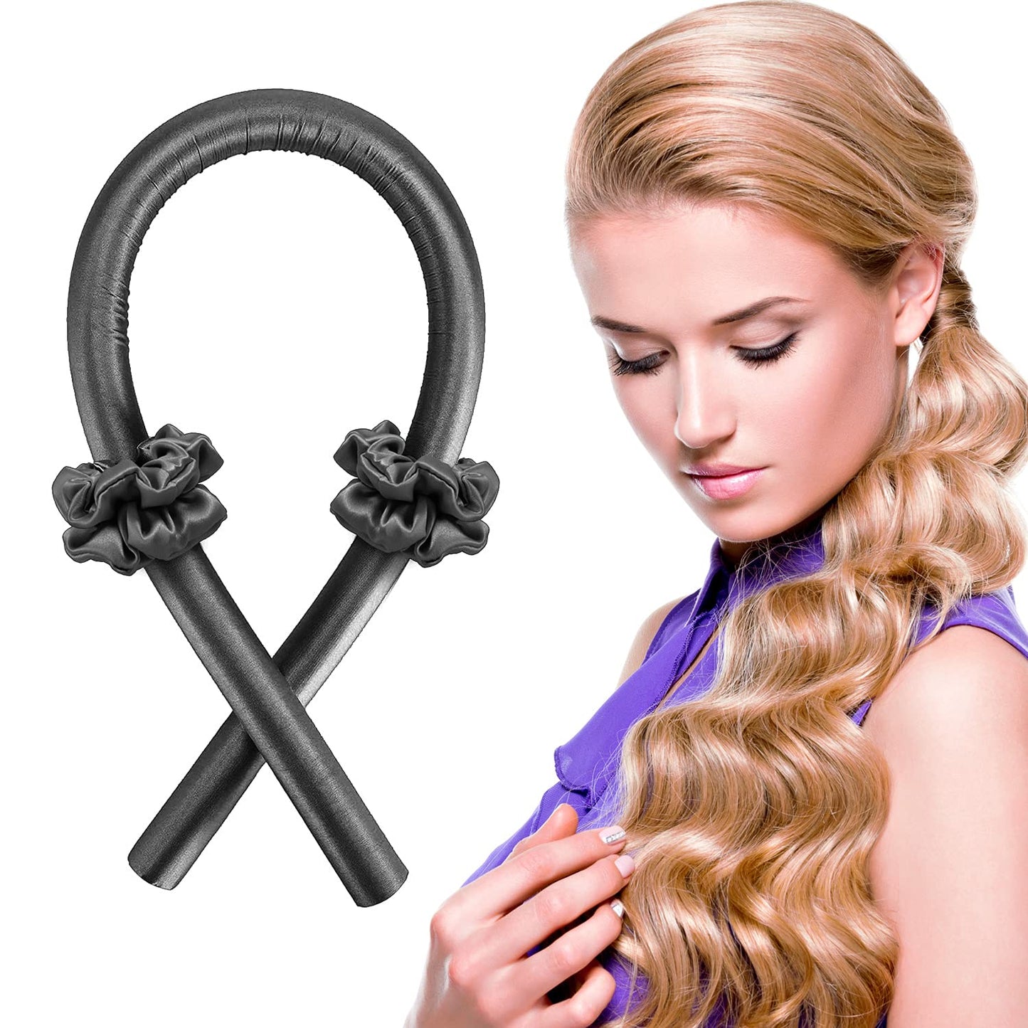 Heatless hair curler - Black - ozard
