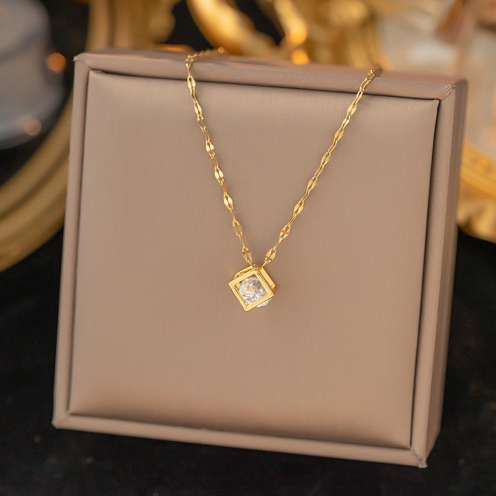 Necklace Rhombus Pendant - ozard