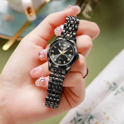 OLEVS 9931 - Couples watch black - ozard