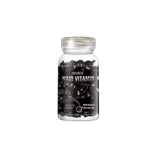 SEVICH Hair Vitamin Serum Capsule (Black) with Kemiri & Aloe Vera Oil - ozard