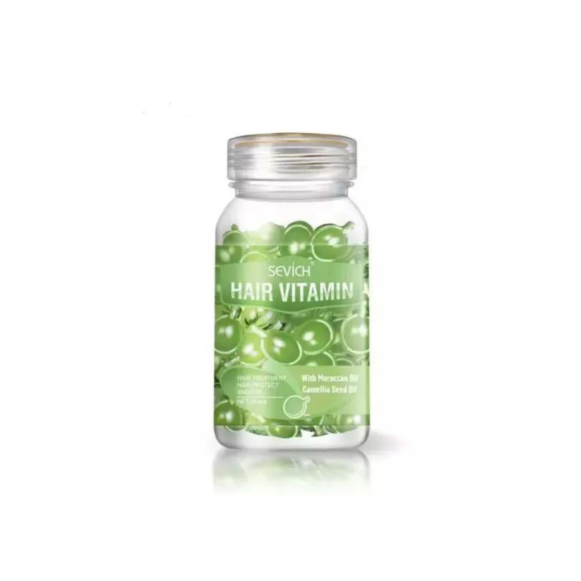 SEVICH Hair Vitamin Serum Capsule (Green) with Moroccon Oil & Camellia Seed Oil - ozard