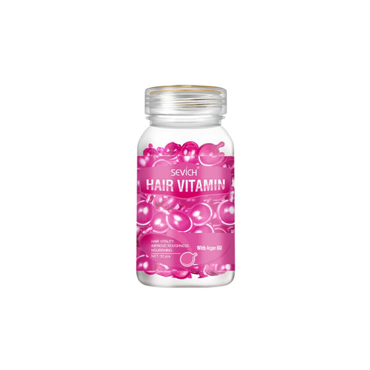 SEVICH Hair Vitamin Serum Capsule (Pink) with Moroccon Oil & Triple Care formulation Repair - ozard